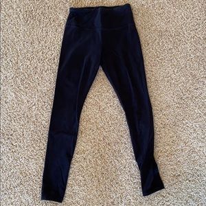 athletes black leggings